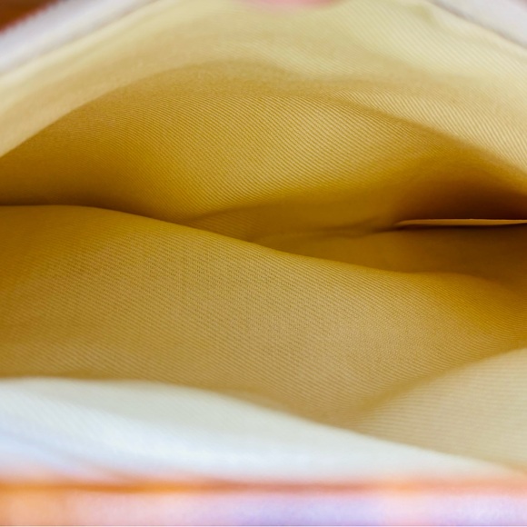 Vintage Marco Avane Tribal Print Crossbody Bag with Brown Leather Accents - Picture 10 of 11